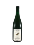 Bottle of Cantillon Gueuze Lambic beer with 75cl label, showcasing the Cantillon brand and traditional European brewing style.
