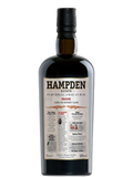 Hampden Estate Hampden Pagos '23 52° Jamaica Rum bottle with label, 70cl, in clear glass with amber liquid visible.